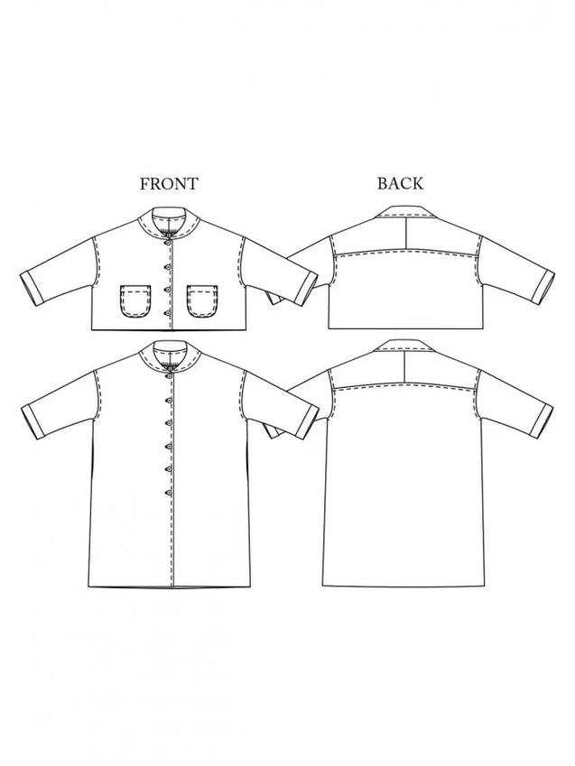 The Sanda Sewing Pattern Uk 6-18