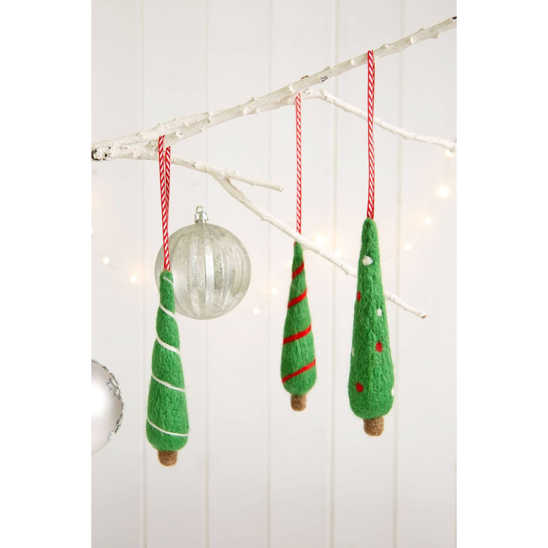 Craftermoon - Christmas Trees Needle Felting Kit