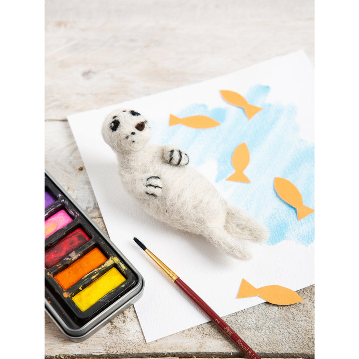 Craftermoon - Seal Pup Mini Felting Kit