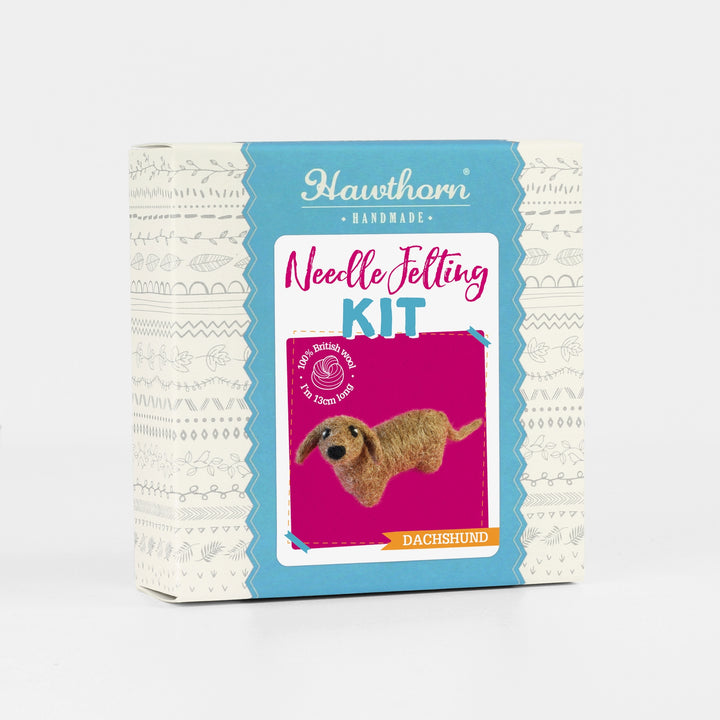 Craftermoon - Dachshund Mini Felting Kit 2