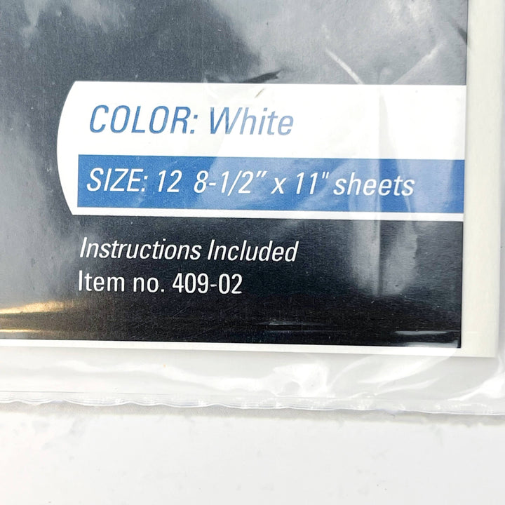 Craftermoon - Sulky Paper Solvy Water-Soluble Stabilizer 12 sheets/Pkg 3