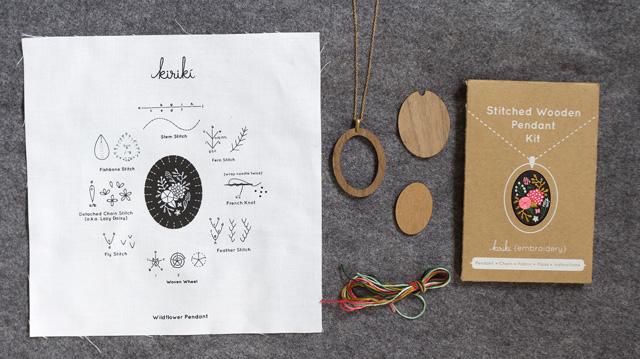 Craftermoon - Wildflowers Pendant Kit 3