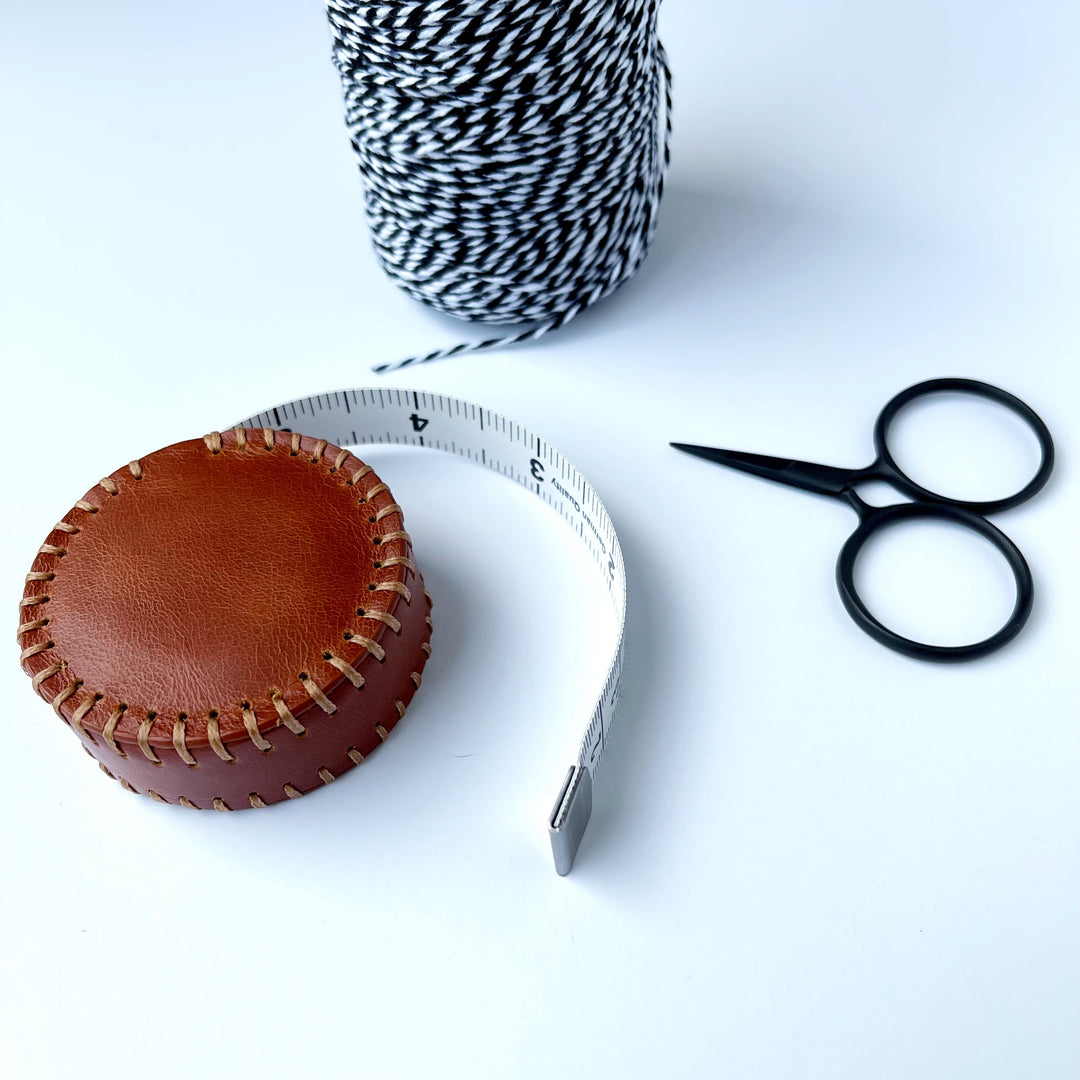 Craftermoon - Hand-Stitched Leather Tape Measure 5