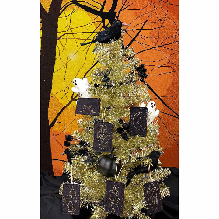 Craftermoon - Black DIY Mystic Ornaments Embroidery Craft Kit 8