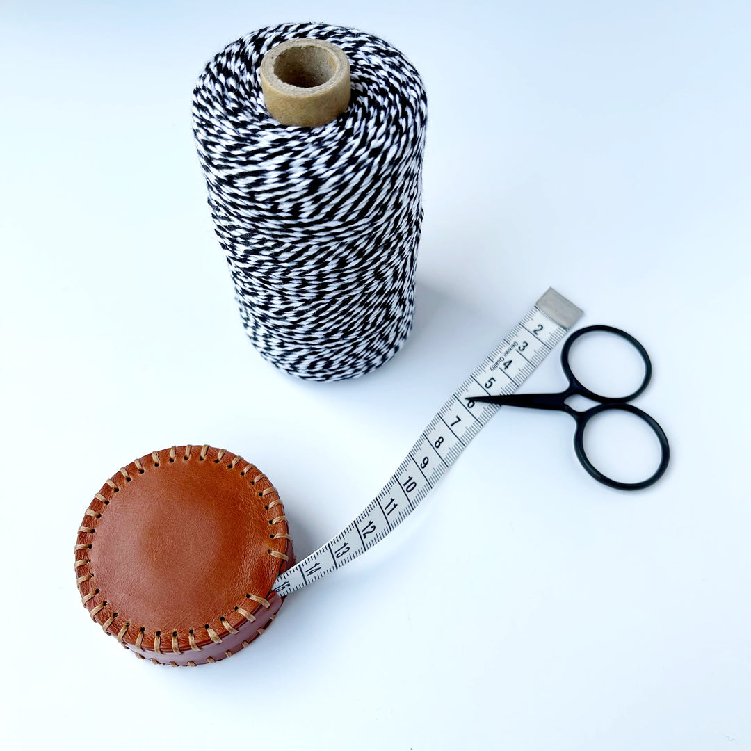 Craftermoon - Hand-Stitched Leather Tape Measure 4