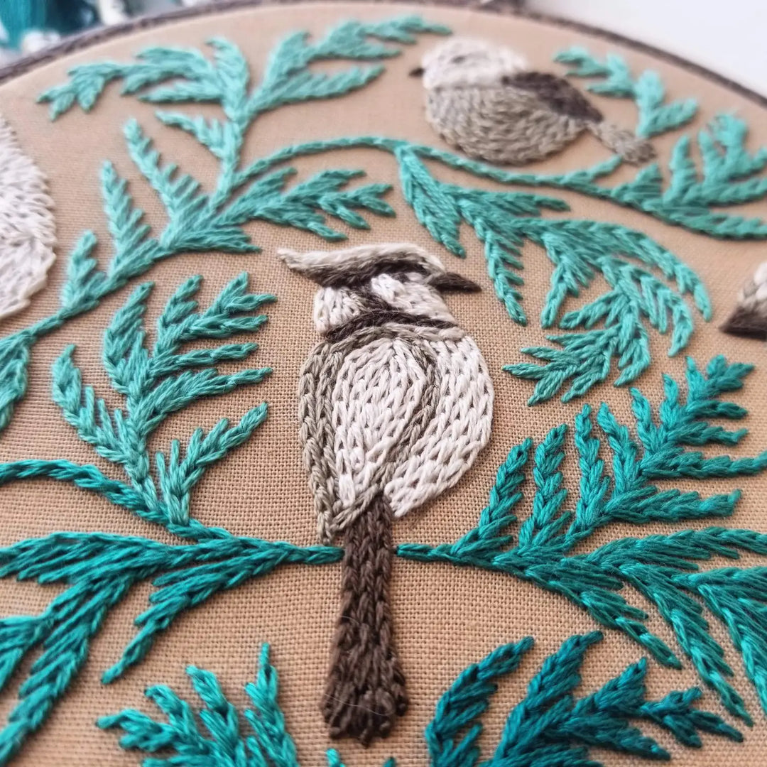 Craftermoon - Winter Birds Embroidery Kit 4