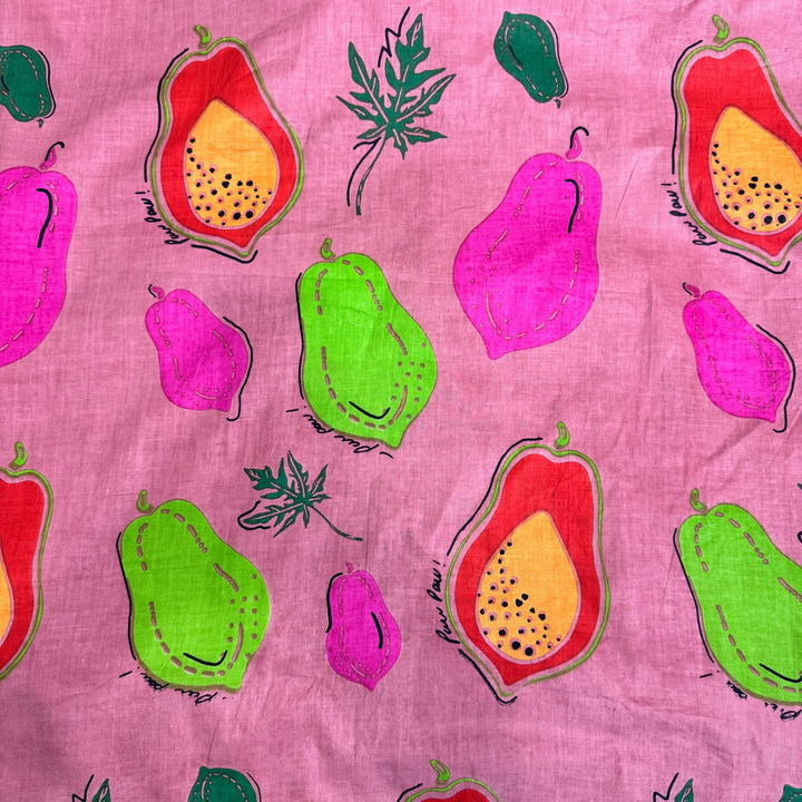Fruit Pattern Lightweight Cotton Fabric