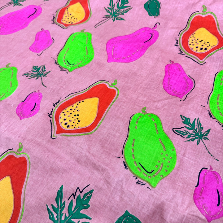 Fruit Pattern Lightweight Cotton Fabric