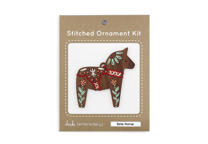 Craftermoon - Dala Horse - DIY Stitched Ornament Kit 2