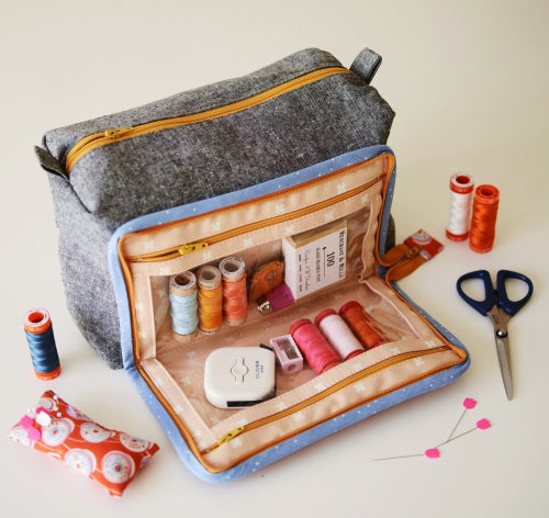 Craftermoon - All In One Box Pouch Pattern by Aneela Hoey