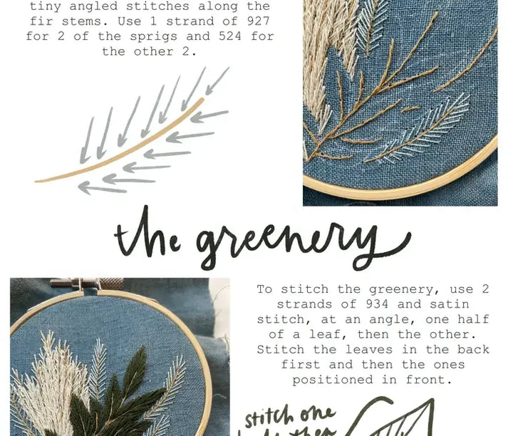 Craftermoon - Pampas Grass and Circumstance Full Embroidery Kit 4