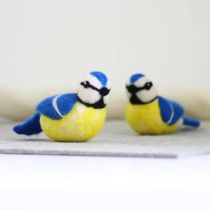 Craftermoon - Blue Tits Needle Felting Kit 3