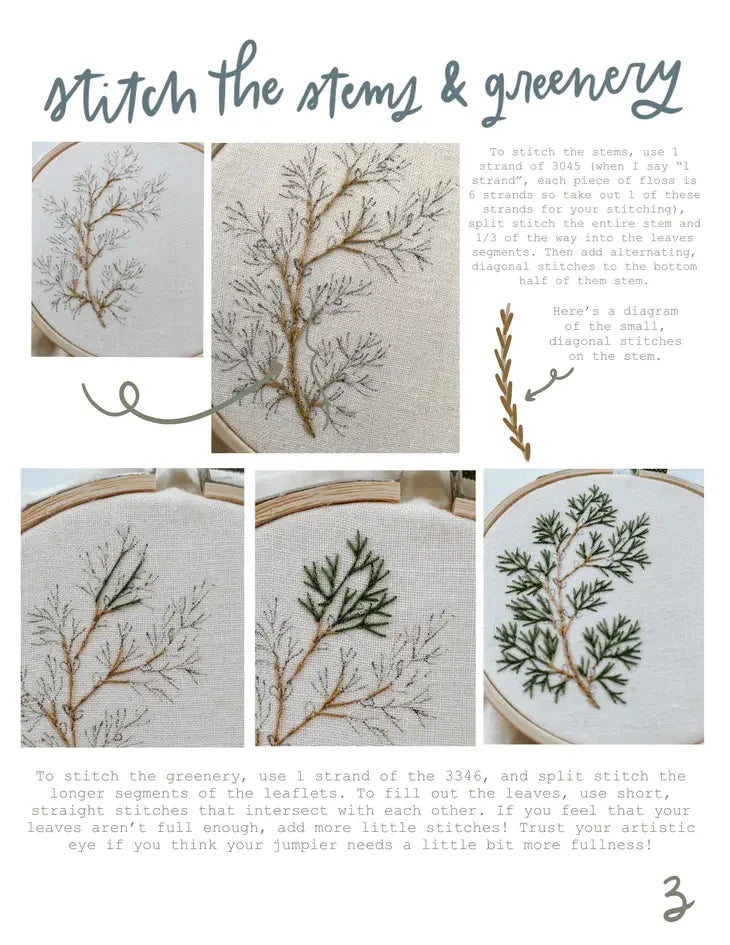 Craftermoon - Juniper Embroidery Kit 3