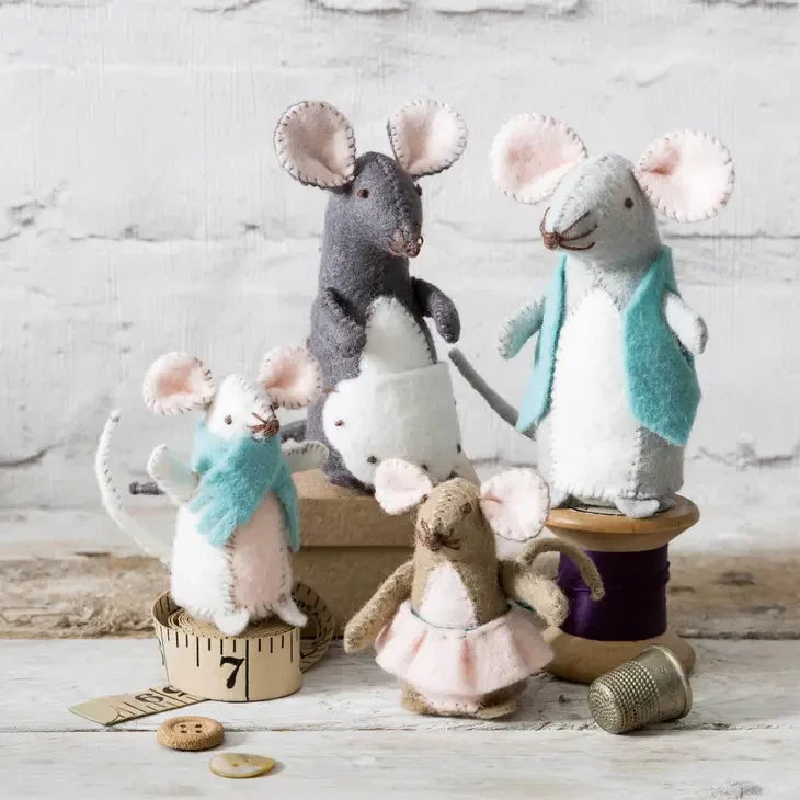 Craftermoon - Mouse Family Felt Craft Kit