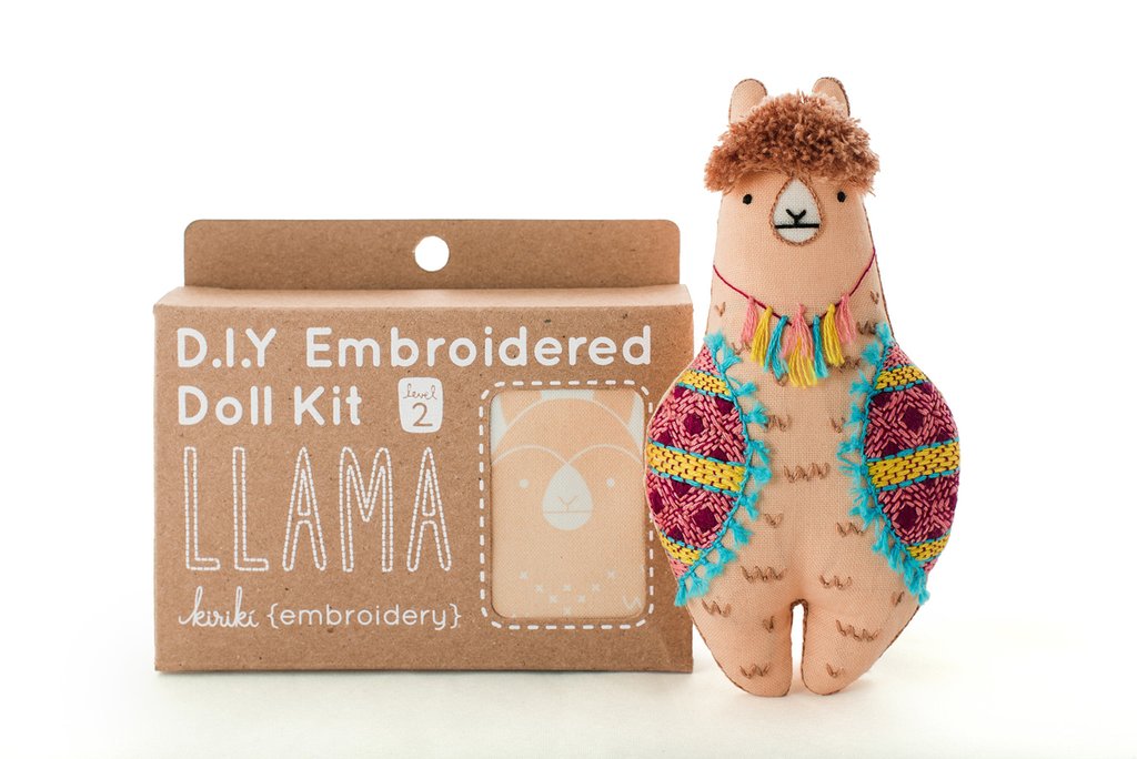 Craftermoon - Llama - Embroidery Kit 2