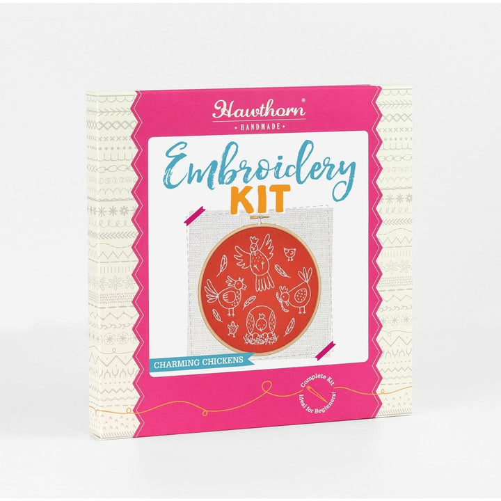 Craftermoon - Charming Chickens Embroidery Kit 2