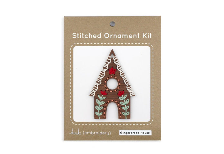 Craftermoon - Gingerbread House - DIY Stitched Ornament Kit 2