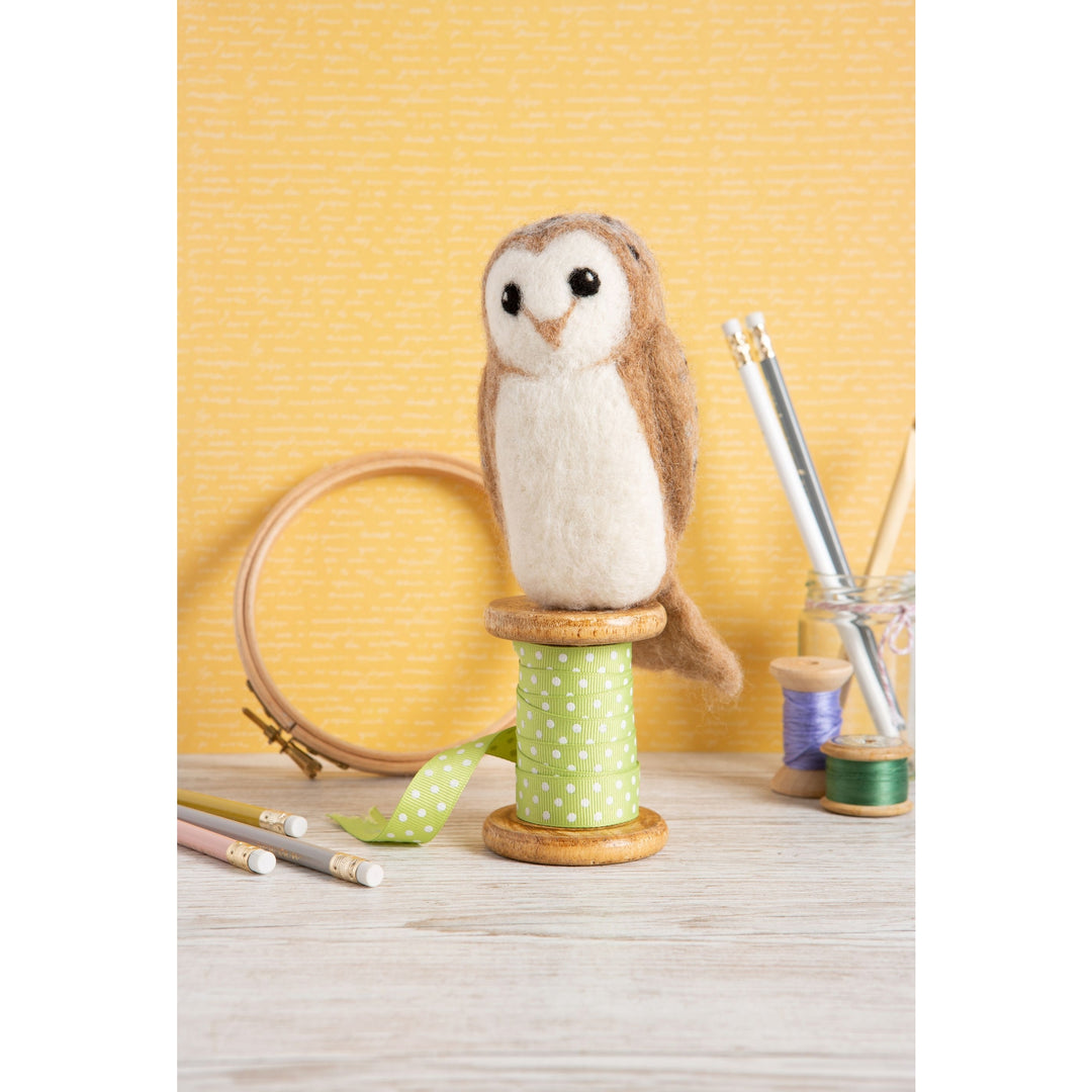 Craftermoon - Barn Owl Needle Felting Kit
