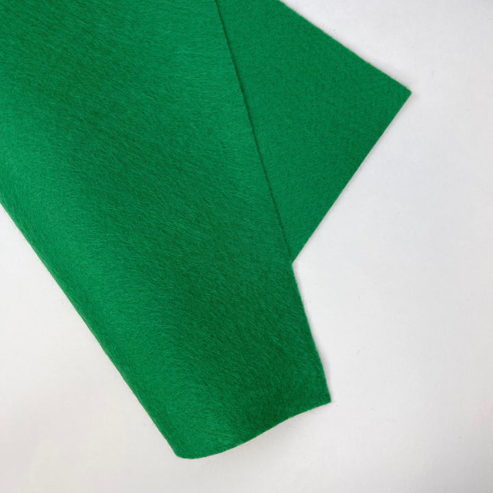 Craftermoon - Emerald Green Wool Blend Felt 4