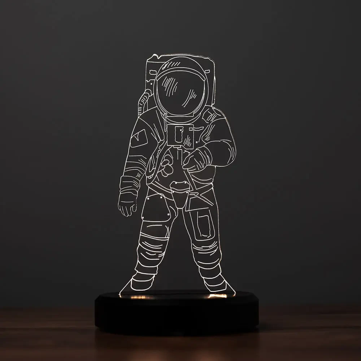 Craftermoon - Astronaut Table Lamp with Black Base 3
