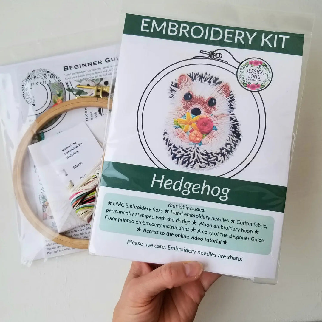 Craftermoon - Hedgehog Embroidery Kit 4