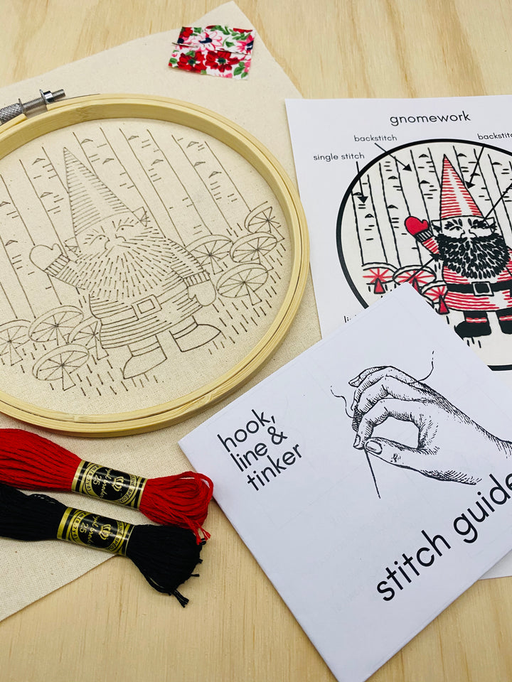 Craftermoon - Gnomework Embroidery Kit 3