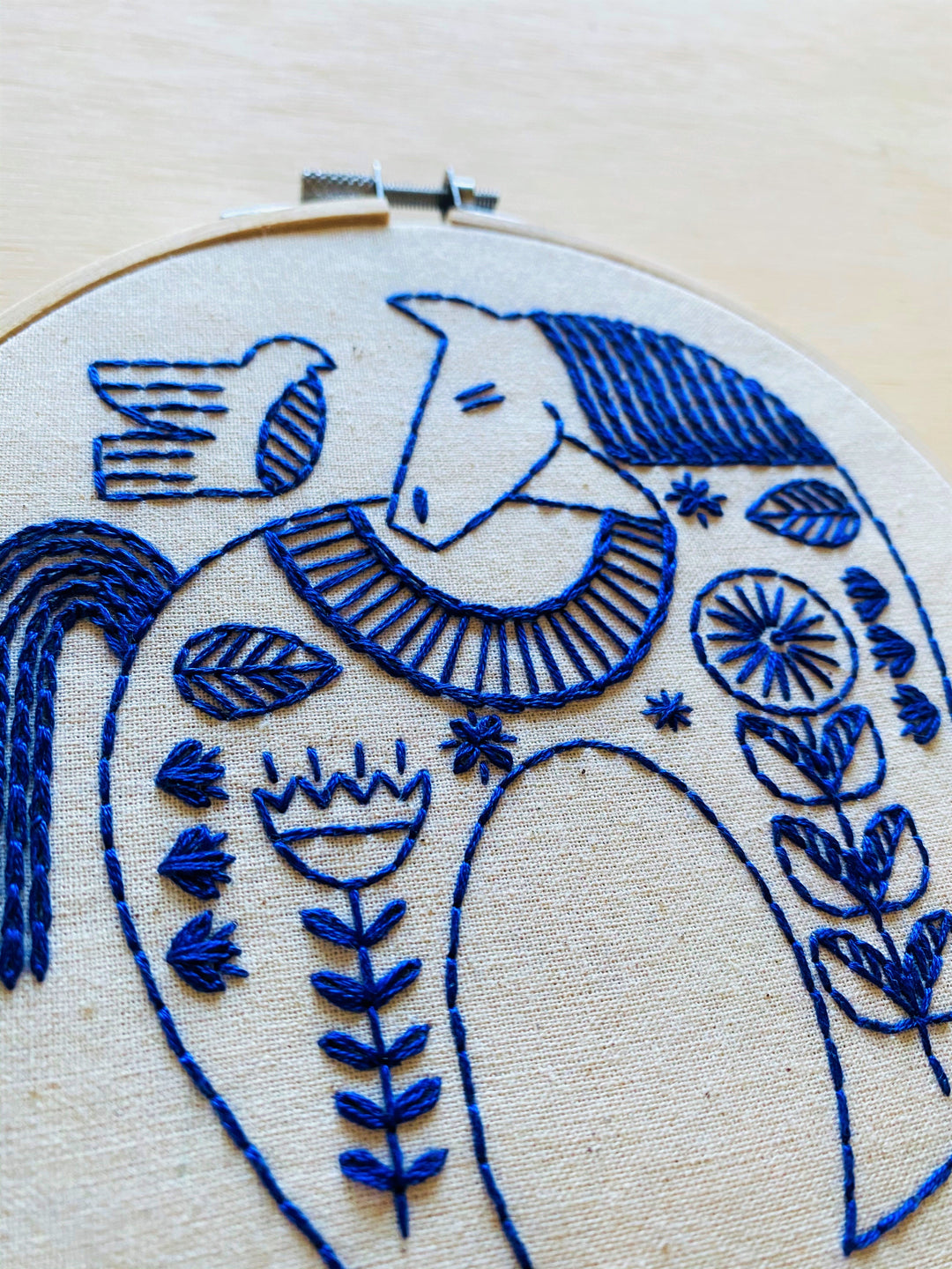 Craftermoon - Hygge Horse Complete Embroidery Kit 5