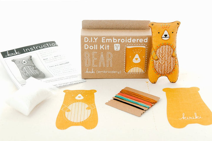 Craftermoon - Bear - Embroidery Kit 2