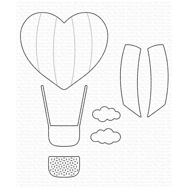 Craftermoon - My Favorite Things Die-namics Die Heart Air Balloon 2