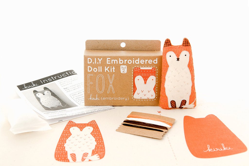 Craftermoon - Fox - Embroidery Kit 3