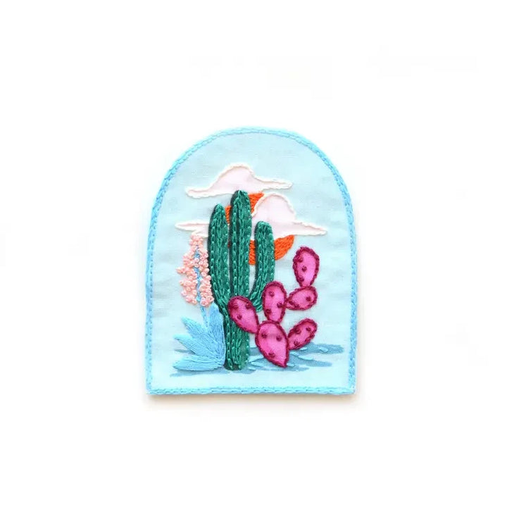 Craftermoon - DIY Kit: Cactus Embroidery Patch Kit 5