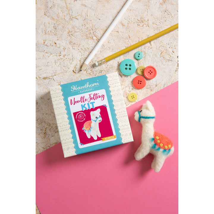 Craftermoon - Alpaca Mini Needle Felting Kit 4