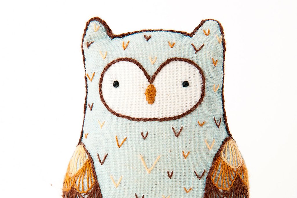 Craftermoon - Horned Owl - Embroidery Kit