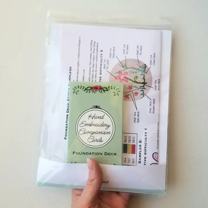 Craftermoon - Hand Embroidery Companion Cards 5