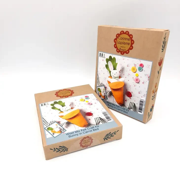 Craftermoon - Bunny in Carrot Felt Craft Mini Kit 2