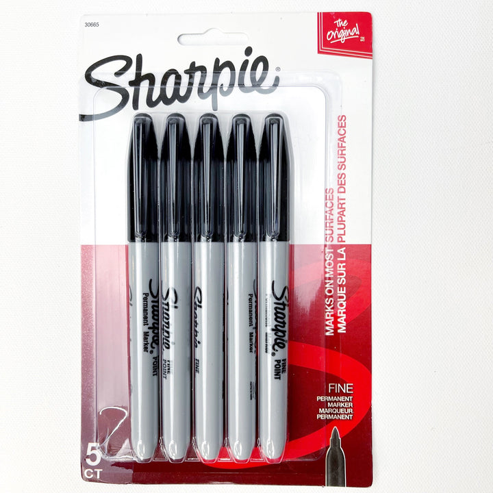 Craftermoon - Sharpie Fine Point Permanent Marker 5 pack or individual 2